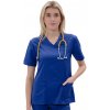Perlička® Zdravotnícka košeľa LORA SATTÉ Parížska modrá Veľkosť: 46, Farba: Parížska modrá