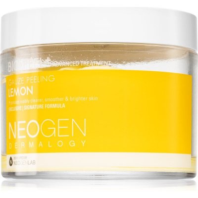 Neogen Dermalogy Bio-Peel+ Gauze Peeling Lemon peelingové pleťové tampóny pre rozjasnenie a vyhladenie pleti 30 ks