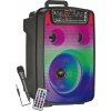 GGV 808 Bluetooth reproduktor, LED podsvietenie, mikrofón, diaľkové ovládanie, 30 W, čierna