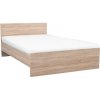 Manželská posteľ Miami bez posteľnej bielizne 140x200 cm dub sonoma - dub sonoma