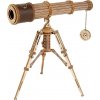 Robotime Drevené 3D mechanické puzzle Pirátsky ďalekohľad 314 ks