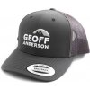 Geoff Andreson Šiltovka SnapBack Síťová S Logem Sivá