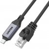 Unitek Ethernet USB C RJ-45 LAN kábel, sieťový kábel, 3 m