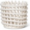 Ferm Living Košík Ceramic Basket Small off-white