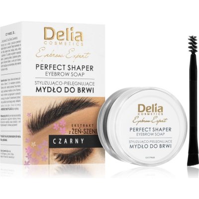 Delia Cosmetics Eyebrow Expert fixačný vosk na obočie odtieň Black 10 ml