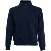 Fruit of the Loom Mikina Classic Zip-Neck Sweat s 1/4 zipem COT-162114a3605 2XL Navy deep