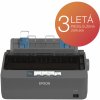 Ihličková tlačiareň EPSON LX-350, A4, 9 ihiel, 347 znakov za sekundu, 1+4 kópie, USB 2.0, LPT, RS232 C11CC24031