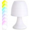 LED nočná lampa, viacfarebná, 19 cm