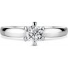 Florence | Zásnubný prsteň so stredovým diamantom 0.400ct, biele zlato 58