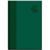 Diár 2026 VENETIA, A5, denný, zelený, 368 listov, 142 x 204mm
