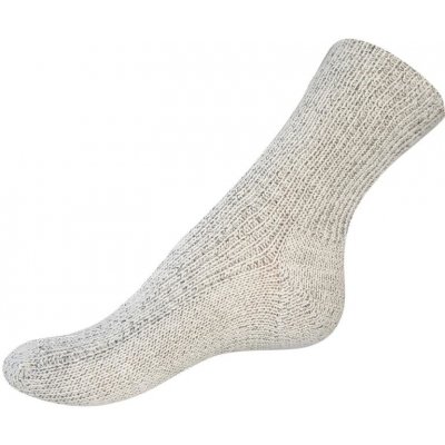 VTR ponožky VLNĚNÉ sv.šedé