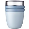 Mepal Desiatový box Ellipse Mini 300 + 120 ml severská modrá