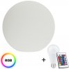 Ecolamp by eLight Exteriérové svietidlo Globo + LED žiarovka E27 RGB 10w + diaľkové ovládanie, (fi 30cm)