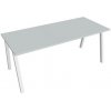 Pracovný stôl UNI A, 180x75,5x80 cm, sivá/biela