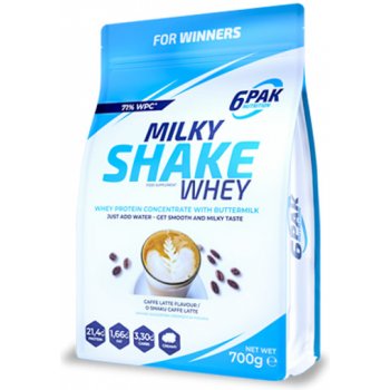 6PAK Milky Shake Whey 700 g