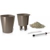 Lechuza geobra Lechuza Deltini all-in-one set Farba: Taupe (šedobéžová)
