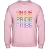 AWDis Mikina Dúhový dizajn Pride Pride Pride Bábätkovská ružová