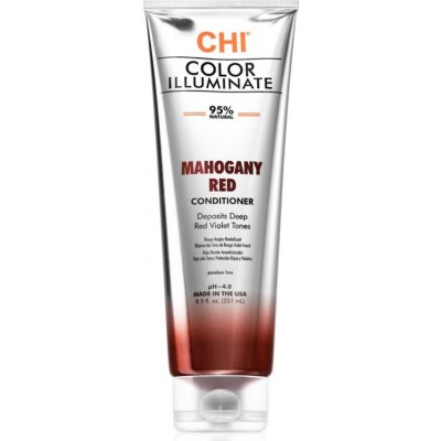 CHI Color Illuminate tónovací kondicionér pre prírodné alebo farbené vlasy odtieň Mahogany Red 251 ml
