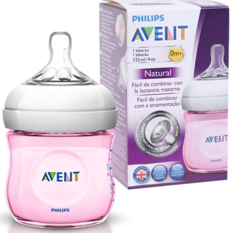 Philips Avent Fľaša Natural PP 125 ml bez BPA ružová od 9,58 € - Heureka.sk