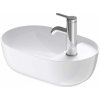 DURAVIT - Luv Umývadielko na dosku, 42x27 cm, bez prepadu, s otvorom na batériu, biela 0381420000