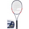 Tenisová raketa Babolat Pure Strike 98 18/20 4-gen - grey/fluo strike + výplet (3)