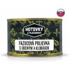 Hotovky z plechovky - Fazuľová polievka s údeným a klobásou 800ml (Hotové jedlá na cesty)