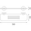 NIMCO Polica Nimco, 50 cm UN X350-26