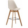 Barová stolička Metz látka Natura, krémová
