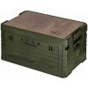 Nils Skladací box Camp NCB4002 2v1 s vekom a drevenou doskou 32L zelený