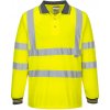 PORTWEST HI-VIS S277 / Funkčná reflexná polokošeľa, dl. rukáv - HV žltá XXL
