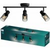 Reflektorové stropné svietidlo 3x E14 Black Palms Philips