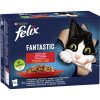 Felix Fantastic kura, hovädzí, králík a jahňací v želé 12 x 85 g
