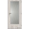 Doornite Fóliované (kašír) 3/4 SKLO Dub Elegant interiérové dvere, DTD F13/4S-DubElegant