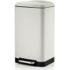 Kela Pedálový odpadkový kôš DAVINO 30 l biela