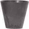 PROSPERPLAST Kvetináč TUBUS BETON EFFECT antracit 30 cm