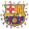 Fan-shop Dřevěné BARCELONA FC Crest 270 dielov