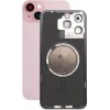 Apple iPhone 15 Plus - Sklo Zadného Housingu + Sklíčko Kamery + Kovový Pliešok + Magsafe Magnet (Pink), Pink