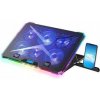 Chladiaca podložka EVOLVEO Ania 9 RGB, nastaviteľný podstavec pre notebook (ANIA9)