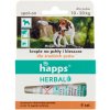 HAPPS Herbal kvapky na blchy a kliešte pre psov stredných 10-20 kg, 4x2,5 ml
