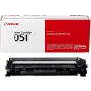Canon 051 BK, CRG-051 BK, 2168C002, čierna (black), originál toner