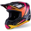 ALPINESTARS prilba SM7 RISE čierna/žltá/ružová fluo 2026 - XL