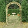 Drevená pergola VidaXL oblúk 243 cm