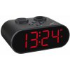 TFA 60.2551.01 - Rádiom riadený budík s USB výstupom ELLYPSE - čierny