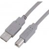 Hama 200901 USB typ A-B, 3m, šedý