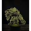 Beling 3D lampa, lord archimonde, 7 Farebná V1LD