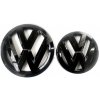 VW GOLF VII SPORTVAN (2019-2020) predný a zadný znak, logo (14cm a 11,2cm) - čierna lesklá