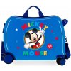 JOUMMABAGS Detský kufrík na kolieskach Mickey Circle Blue MAXI ABS plast 34 l