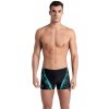 Pánske nohavičkové plavky Arena, SWIM SHORT GRAPHIC čierna,tyrkysová 34