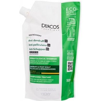 Vichy Dercos Anti Dandruff Dry šampón náplň 500 ml