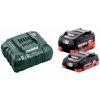 Metabo Súprava 2x akumulátor 18 V, 4,0 a 5,5 Ah LiHD + nabíjačka ASC 685160000